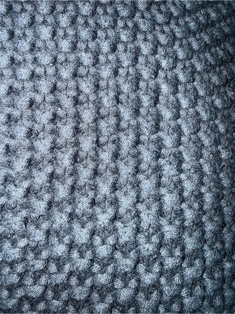 Pottery Barn Chunky Knit Throw Blanket - Black